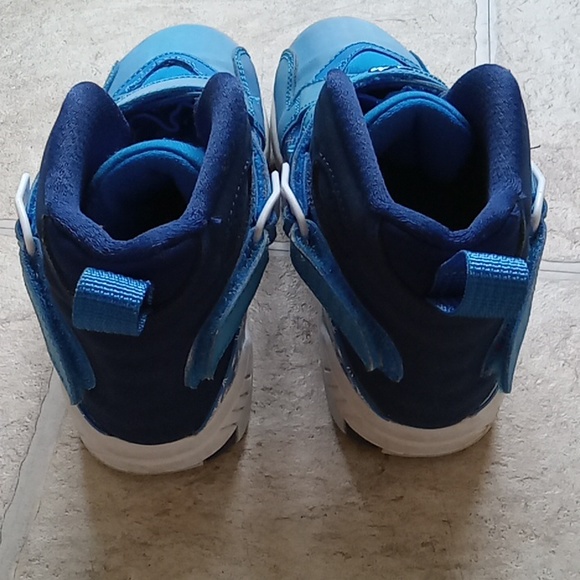 Nike Air Jordan's Kids Blue and white Size 12C - Picture 4 of 5